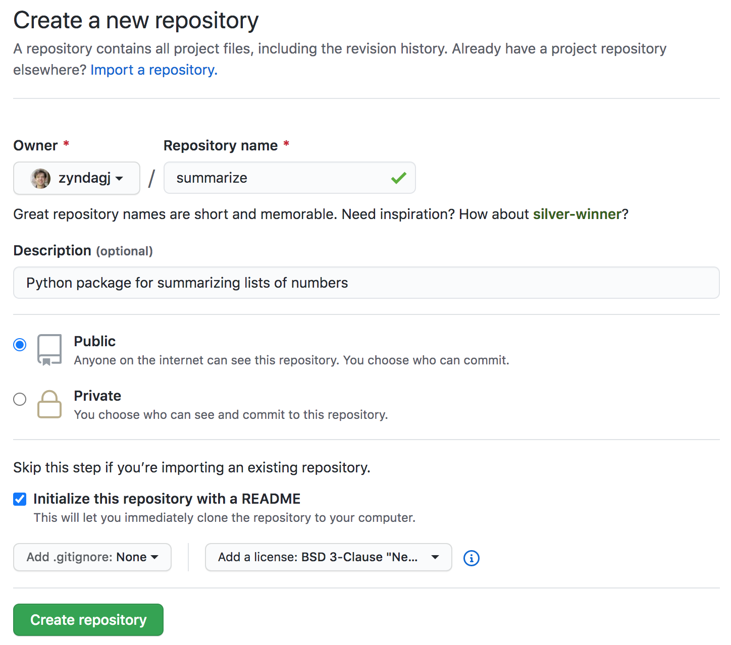 Creating a Repository on GitHub